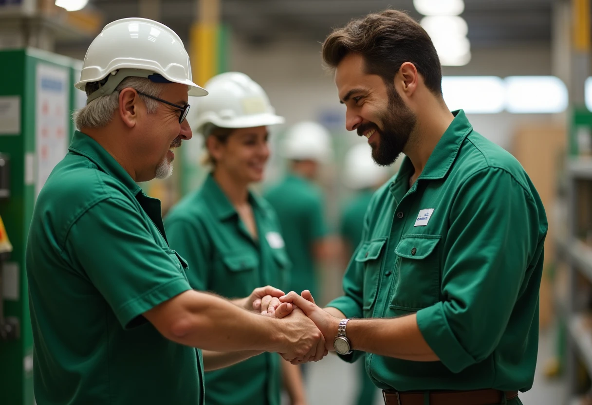 Factory training session